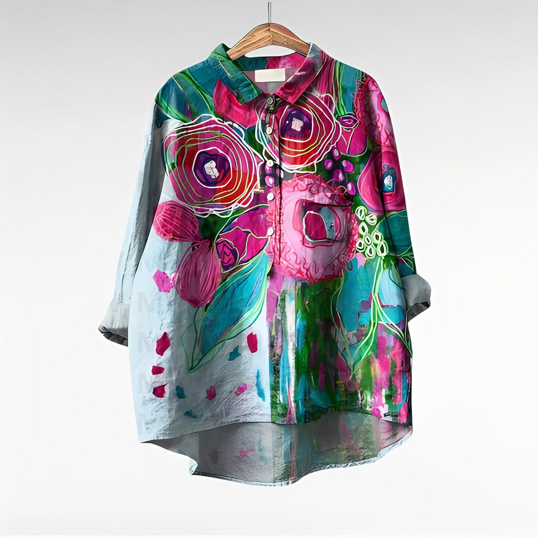 Mecah - Elegante Damenblusen mit Blumenmuster