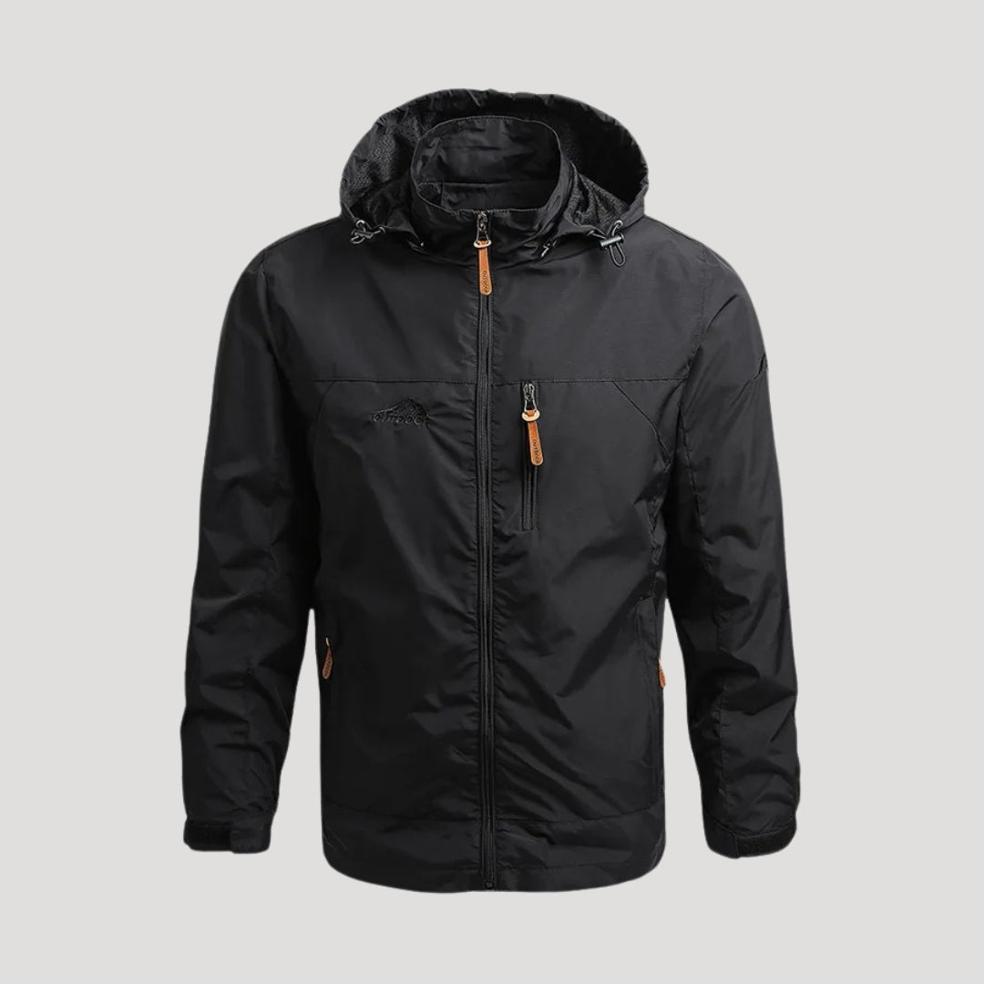 Wilfried | Herren Frühlings Outdoor-Kapuzenjacke mit Reißverschluss