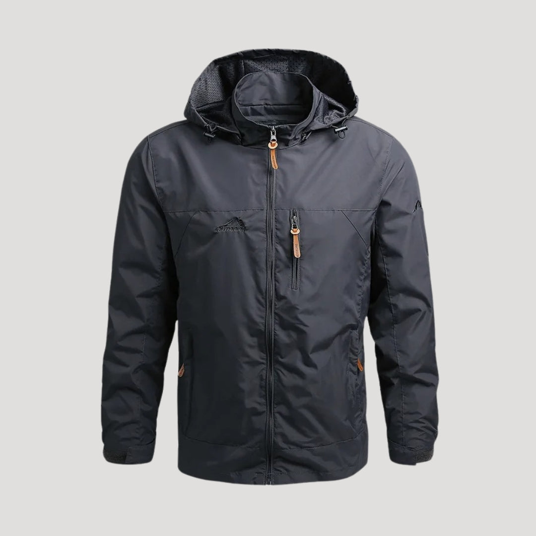 Wilfried | Herren Frühlings Outdoor-Kapuzenjacke mit Reißverschluss