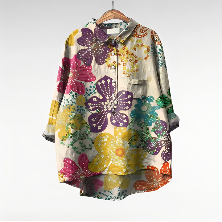 Mecah - Elegante Damenblusen mit Blumenmuster