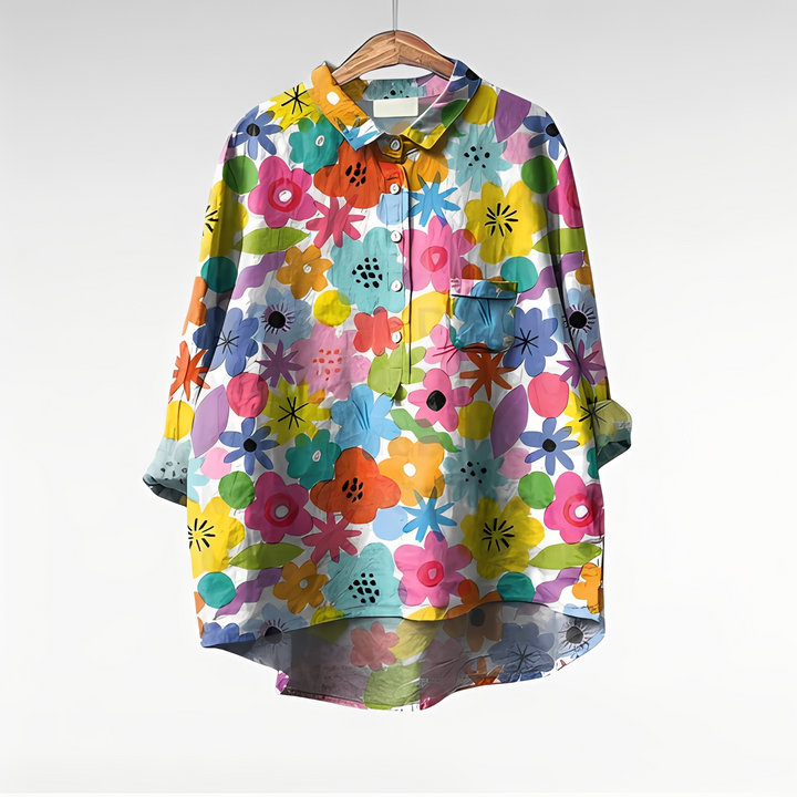 Mecah - Elegante Damenblusen mit Blumenmuster
