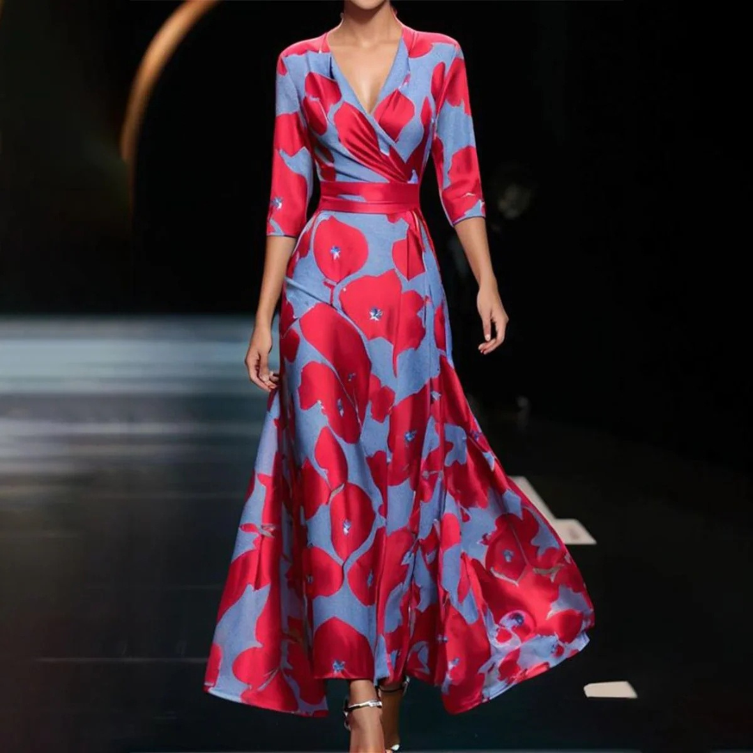 Yuna - Wickelkleid Blumenmuster