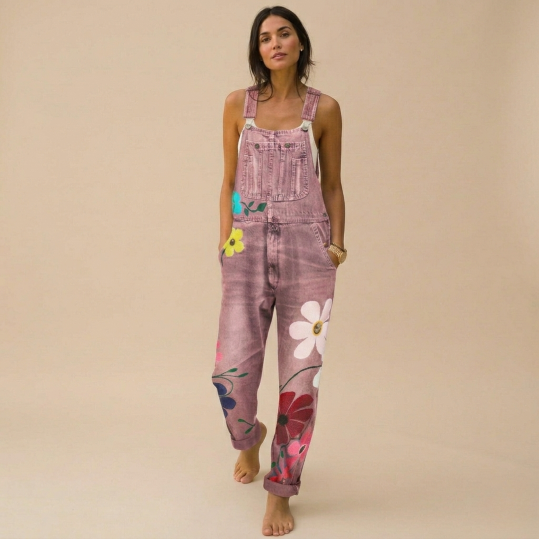 Anna | Eleganter Jumpsuit mit Blumenmuster
