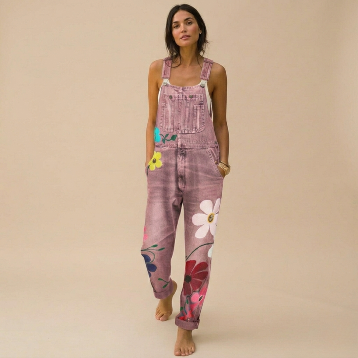 Anna | Eleganter Jumpsuit mit Blumenmuster