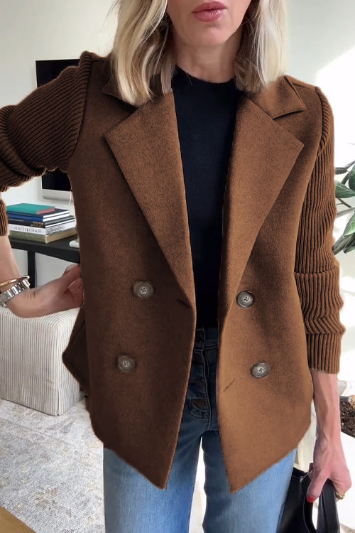 Veronika | Damen Blazer mit langen Ärmeln und Knopfleiste vorne
