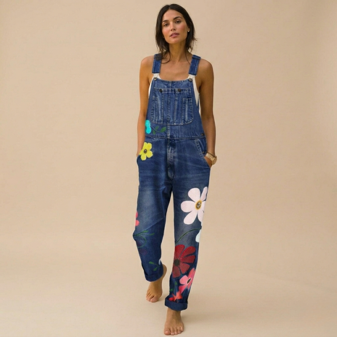 Anna | Eleganter Jumpsuit mit Blumenmuster