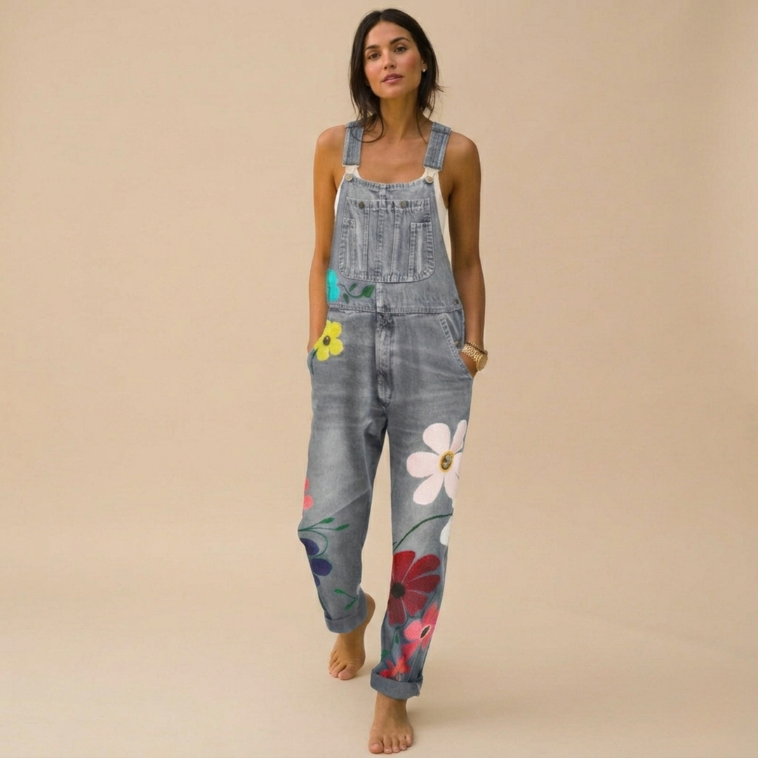 Anna | Eleganter Jumpsuit mit Blumenmuster