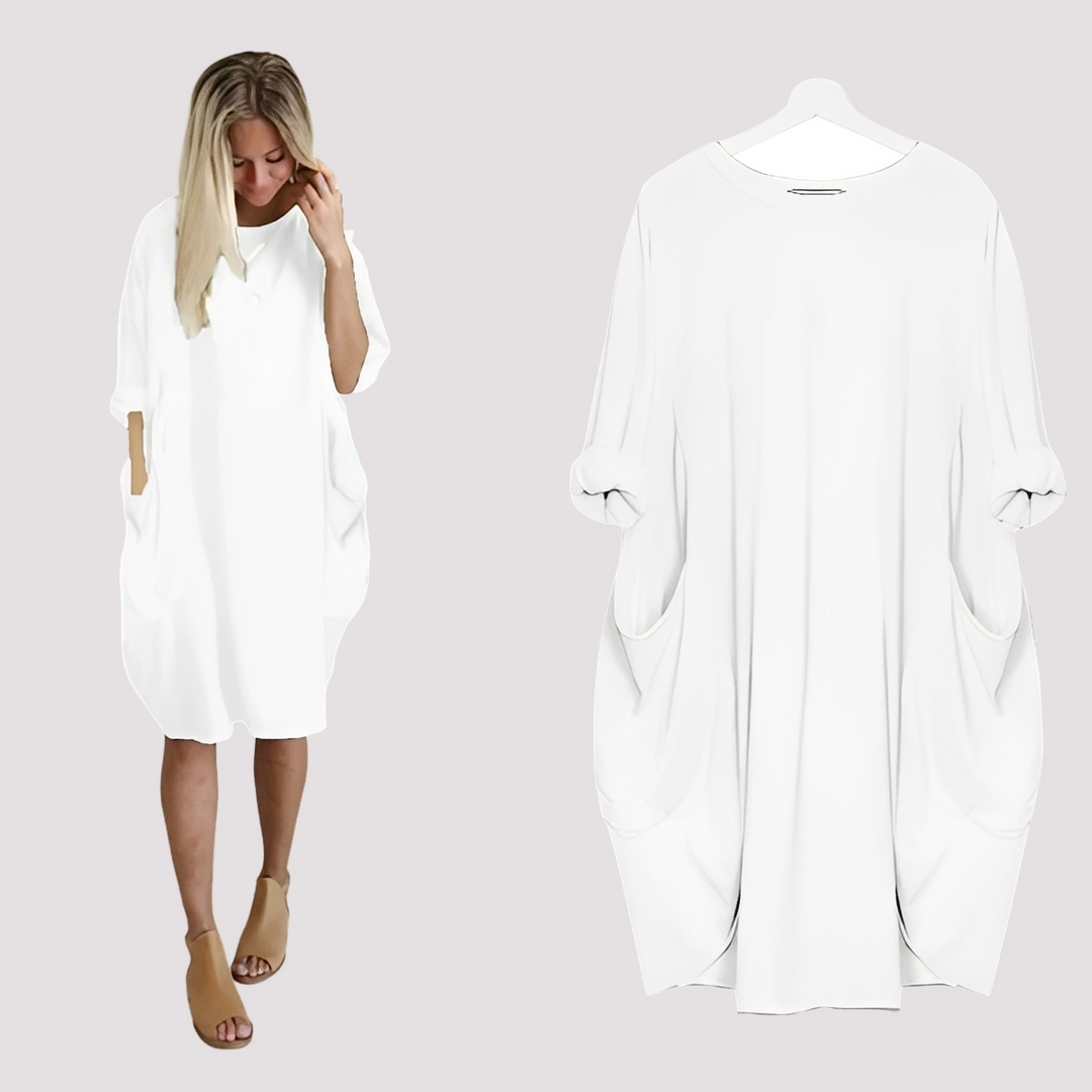 Kate - Bequemes, locker geschnittenes Damenkleid