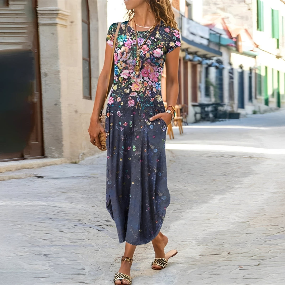 Hollie - Lässiges Kleid mit Blumenmuster für Damen