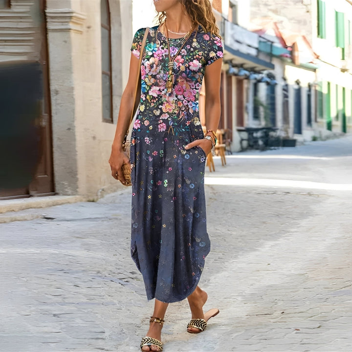 Hollie - Lässiges Kleid mit Blumenmuster für Damen