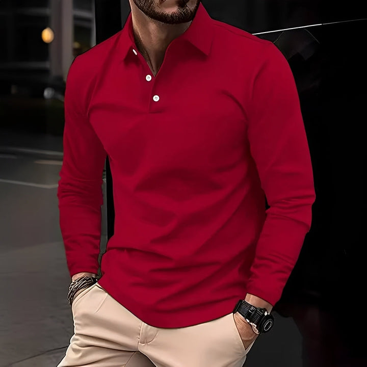 Conner – Langärmliges Herren-Poloshirt – Lässig & komfortabel