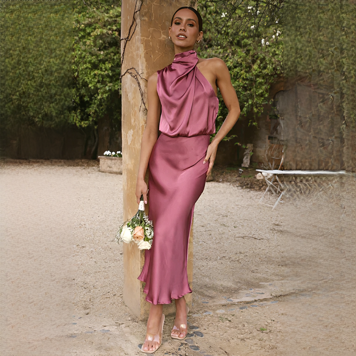 Sheera - Elegantes und schimmerndes Damenkleid
