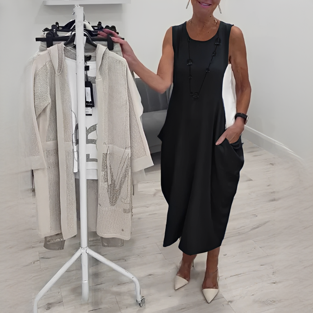 Dinna - Lockeres und bequemes Damenkleid