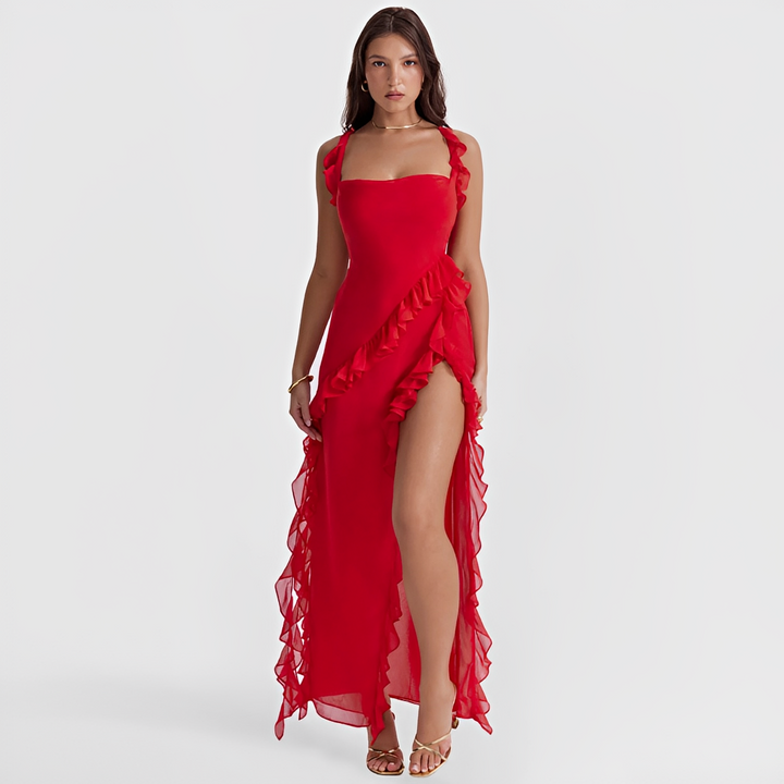 Wilfemae - Elegantes langes Kleid für Frauen