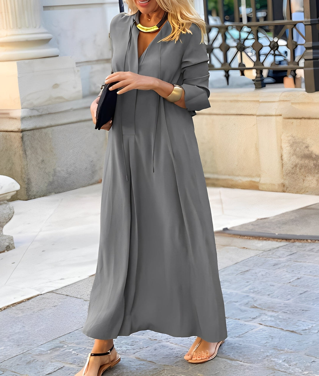 Nicole - Lässiges, locker sitzendes Maxikleid für Damen