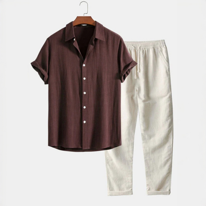 Macserne - Ensemble Polo und Hose lässig für Herren