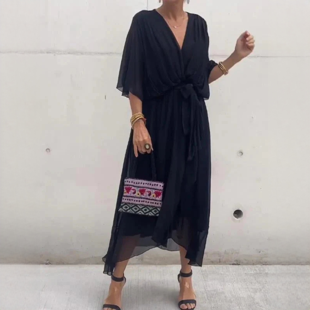 Demara - Stilvolles V-Kleid für Damen