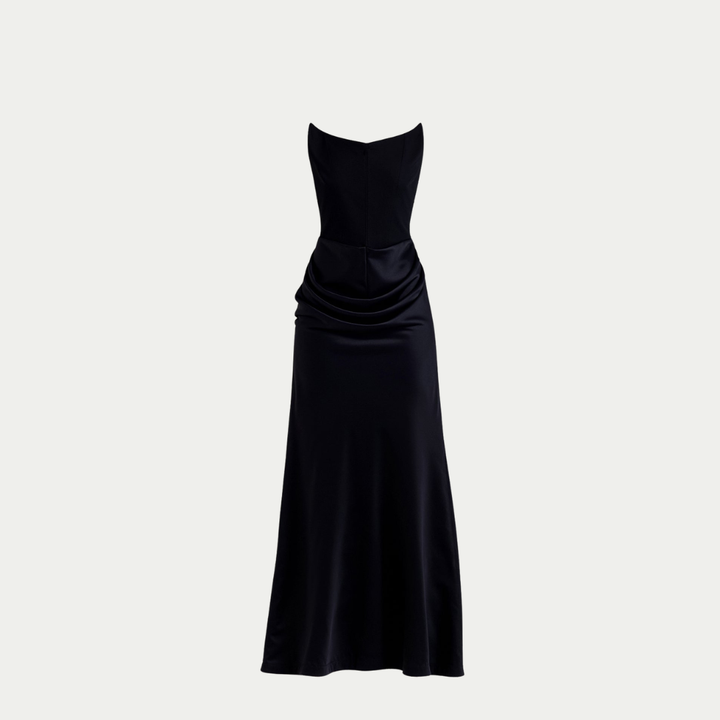 Stefanie | Damen Hochzeitsgast Säulen Maxikleid