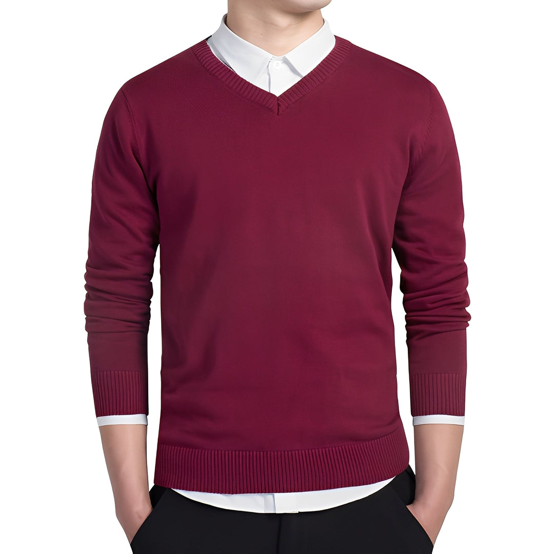 Tom - V-Ausschnitt-Pullover für Herren