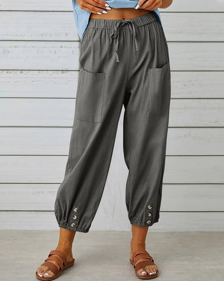 Damen Sommer Cargo Hose