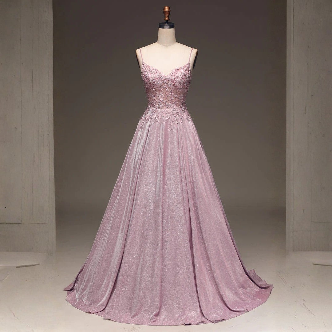 Elke | Damen Hochzeitsgast Verziertes Maxikleid