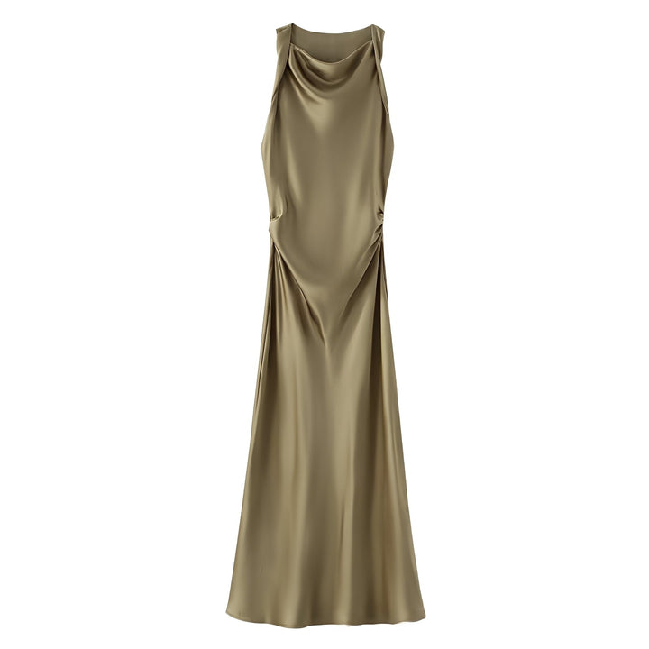 Veronica - Elegantes Neckholder-Midikleid für Damen
