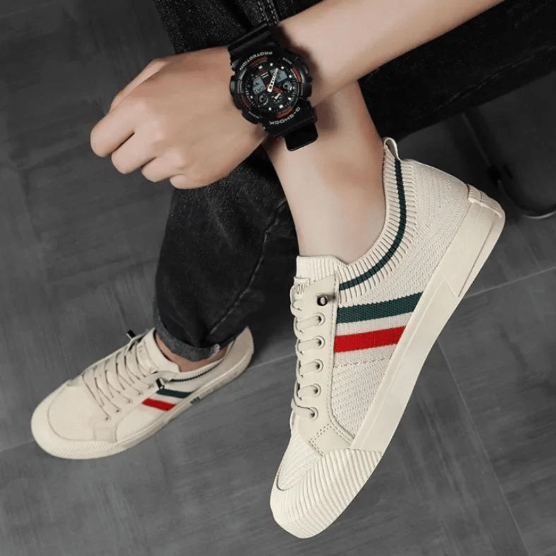 Herren Stylische Sneaker mit Streifen