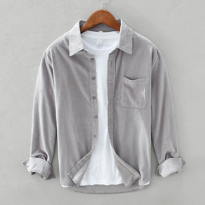 Samuel - Lässiges Langarm-Overshirt für Herren