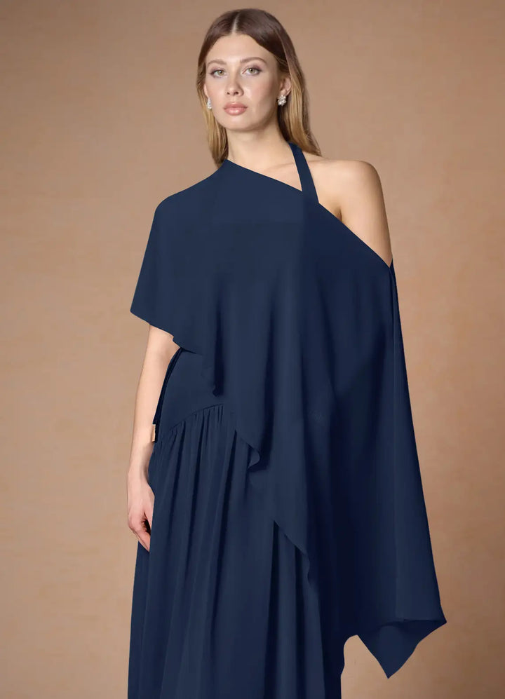 Multiway-Chiffon-Umhang für Damen