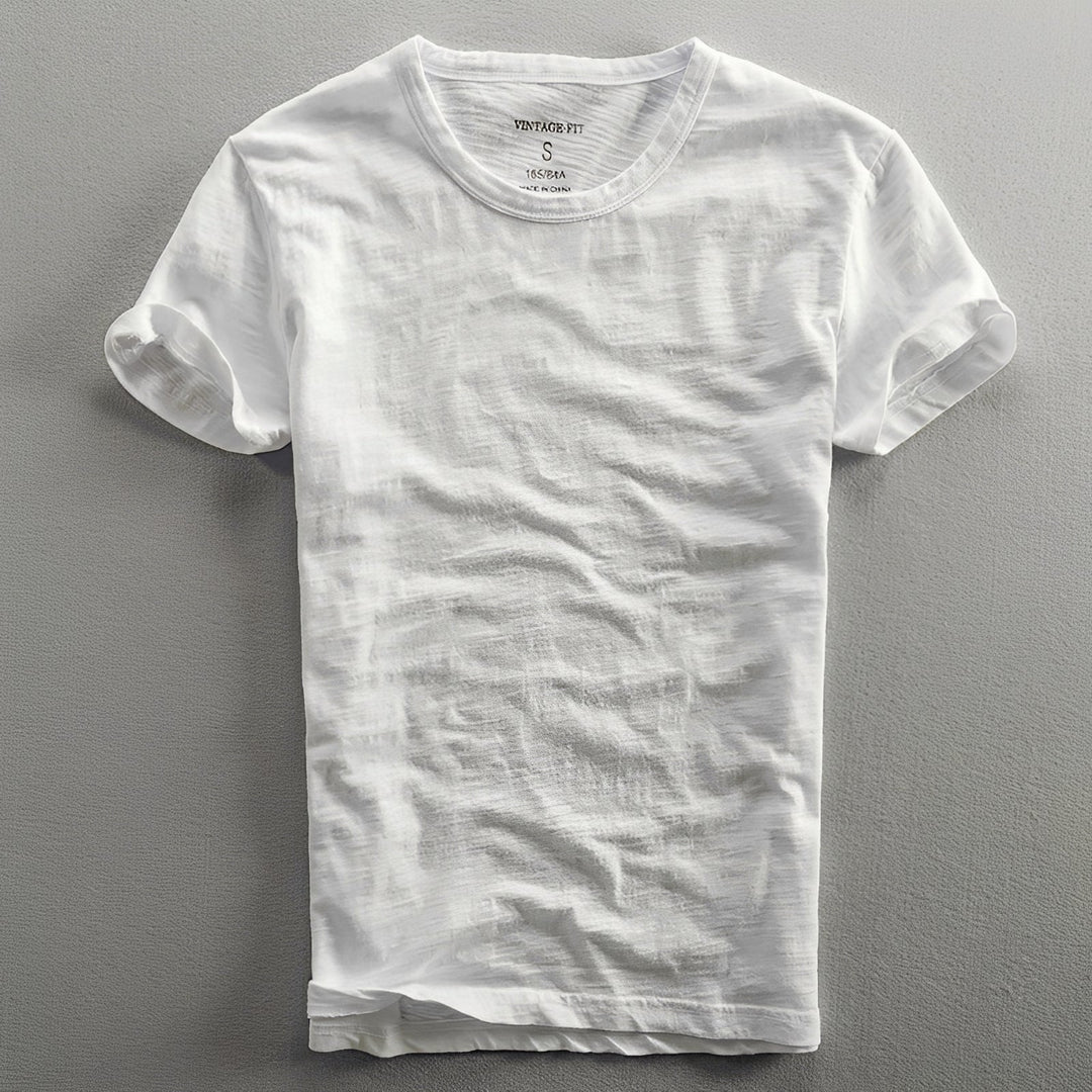 Samuel - Klassisches gewaschenes T-Shirt für Herren