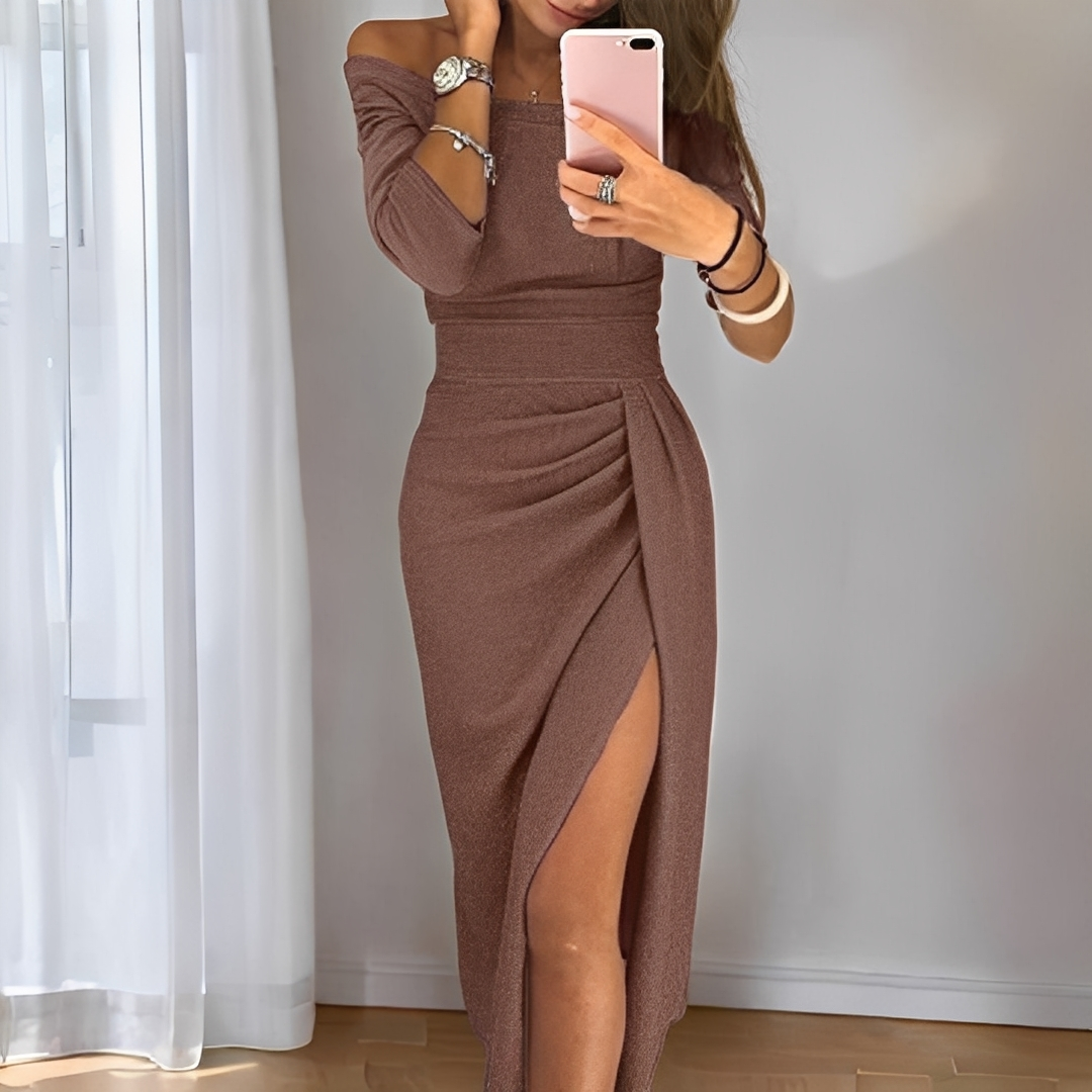 Babette - Kleid mit Schlitz, schick und elegant für Frauen