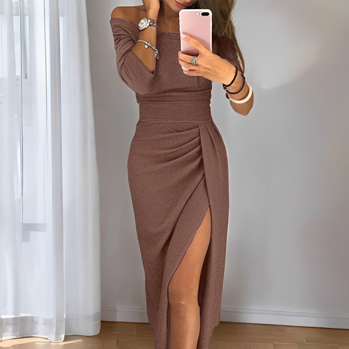 Babette - Kleid mit Schlitz, schick und elegant für Frauen