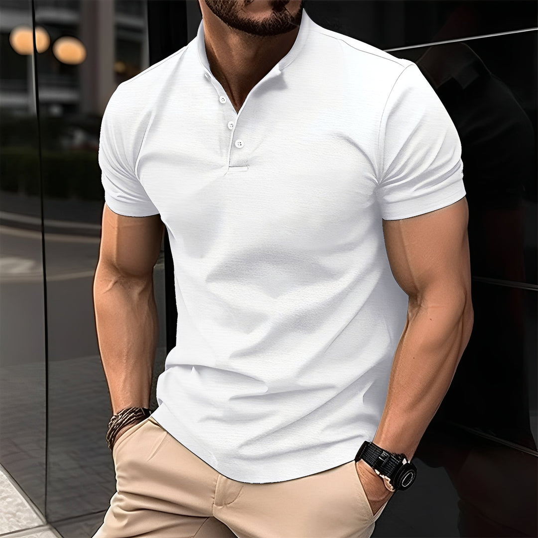Peter - Lässiges Poloshirt  mit Knopf für Herren