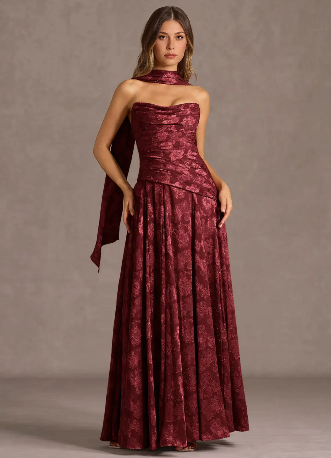 Maxikleid für Damen mit Korsett
