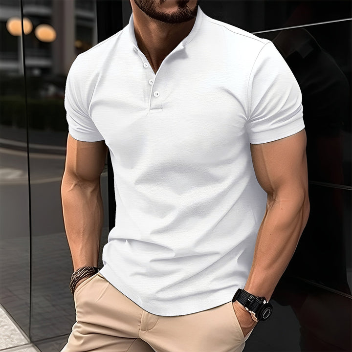 Frank - Lässiges Poloshirt mit Knöpfen für Herren