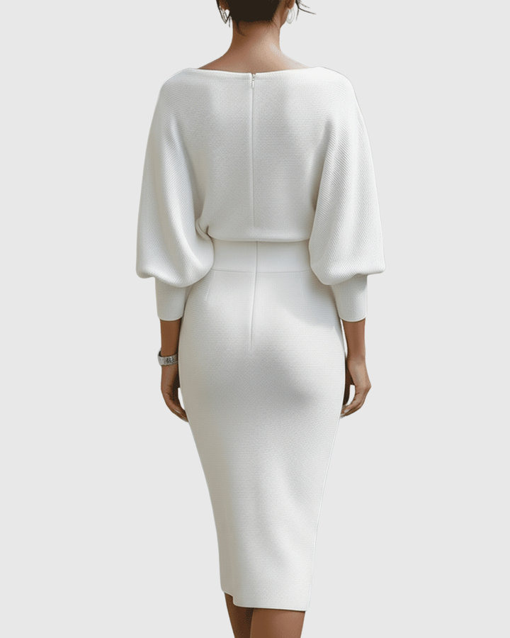 Danaya – Elegantes Midikleid mit Drapierung