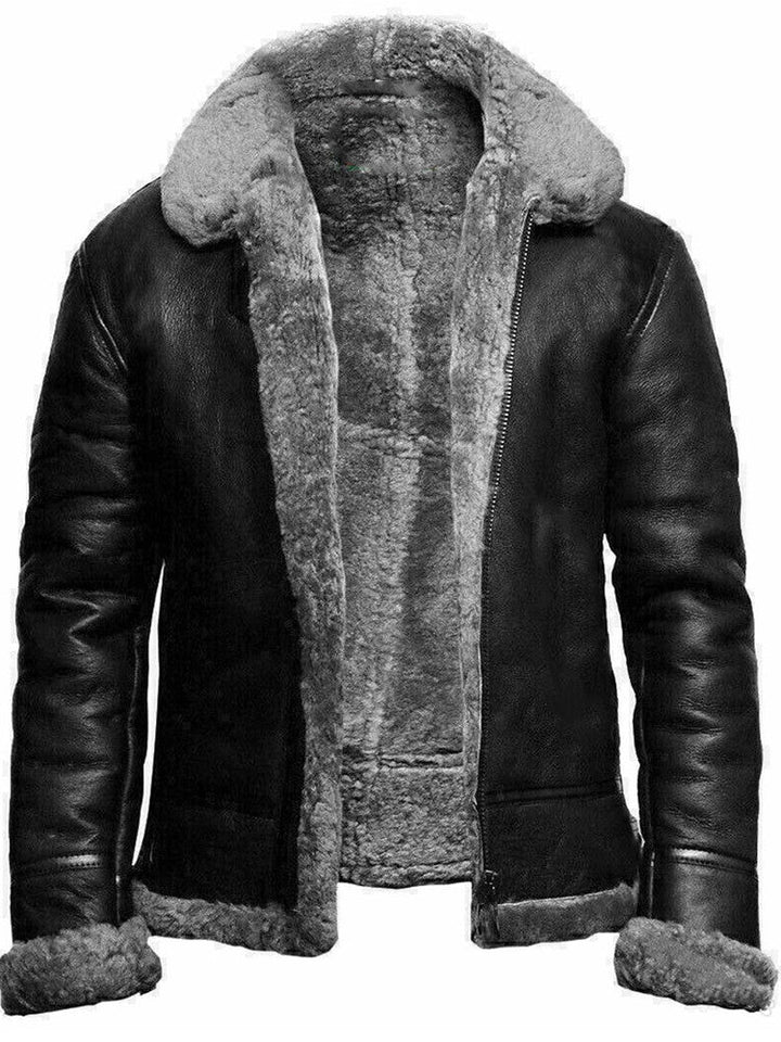 Winterjacke Herren | Warmer Schnitt Mit Fellkragen