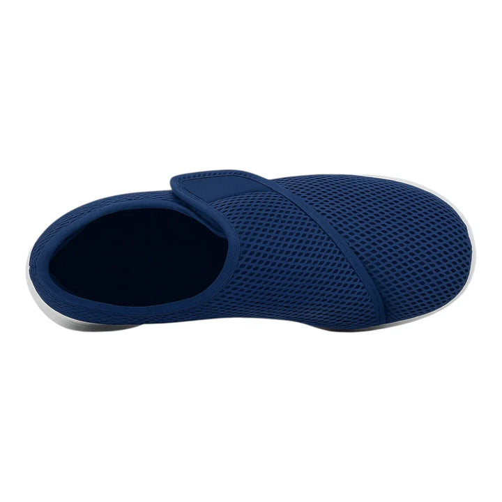 Damenschuhe für Diabetiker, breite Passform, Klettverschluss