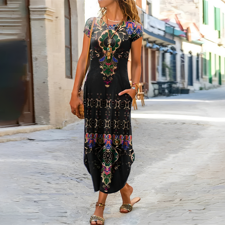 Hollie - Lässiges Kleid mit Blumenmuster für Damen