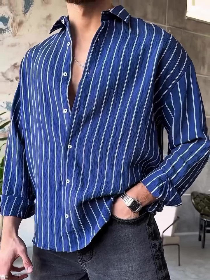 Liam – Stylish Striped Shirt for Men - Image 3