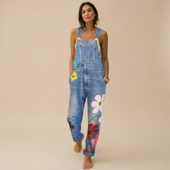 Anna | Eleganter Jumpsuit mit Blumenmuster