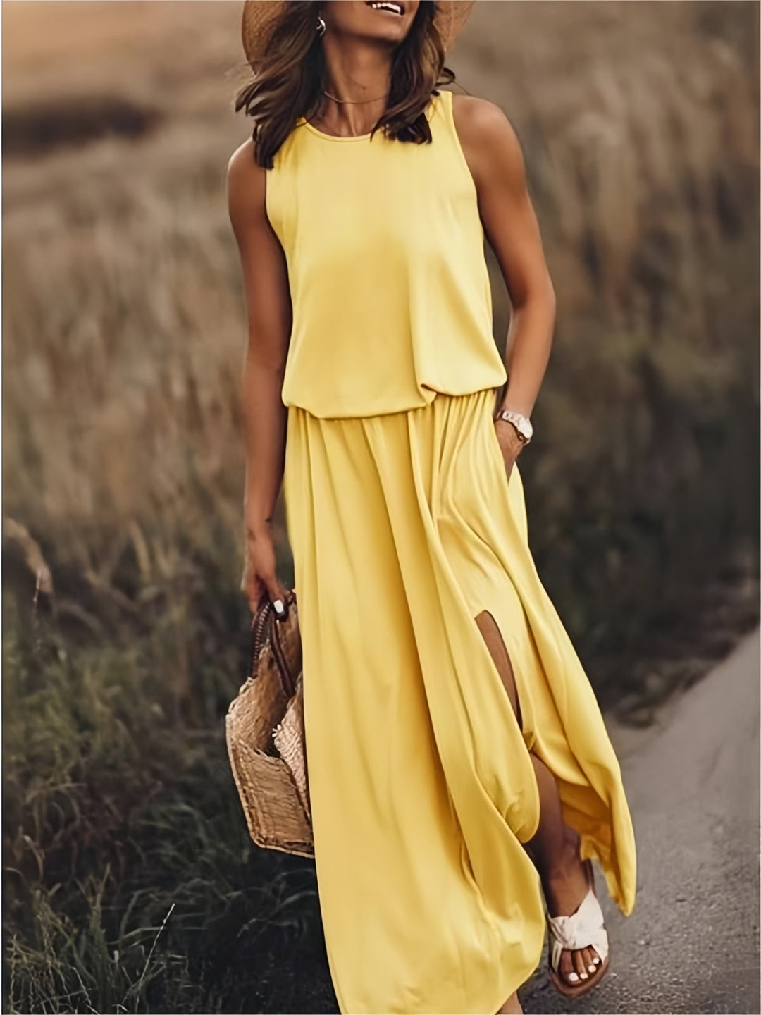 Clara – Boho-Maxikleid im stilvollen Design
