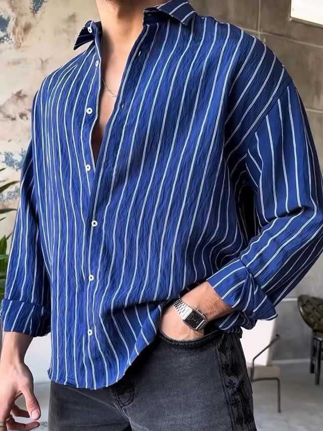 Liam – Stylish Striped Shirt for Men - Image 1