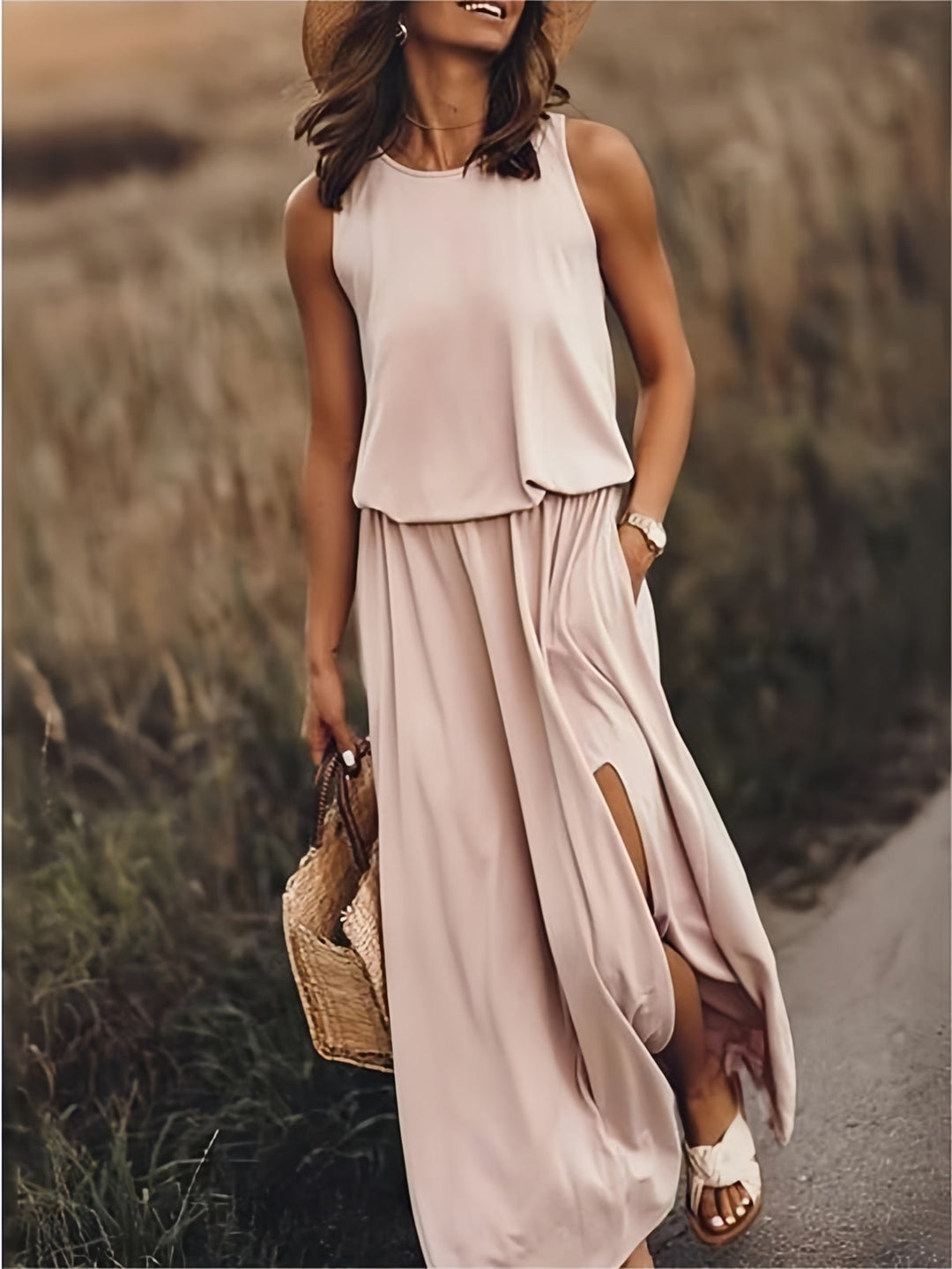 Edna - Boho-Maxikleid aus Modal im stilvollen Design