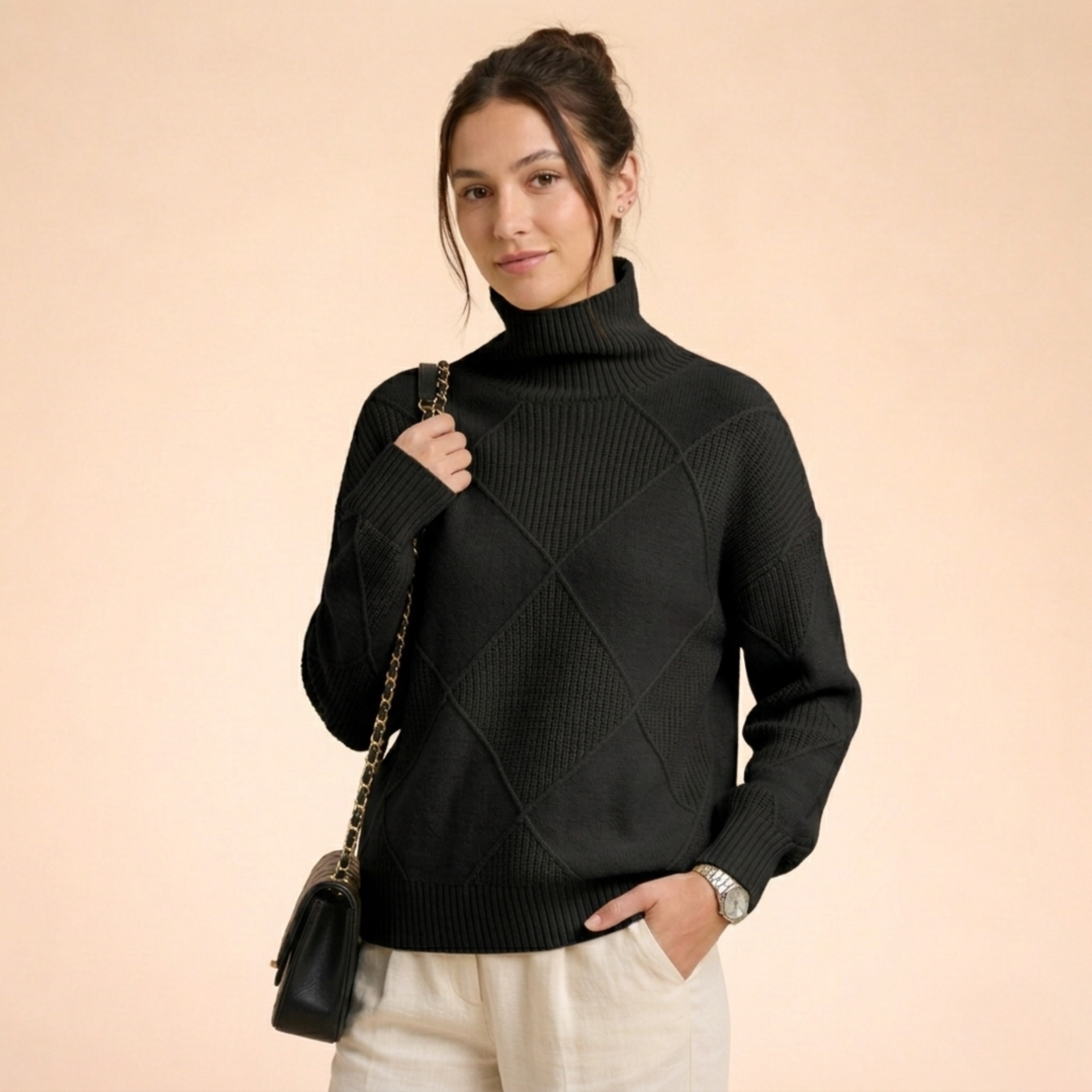 Melanie | Weicher und eleganter Pullover mit langen Ärmeln