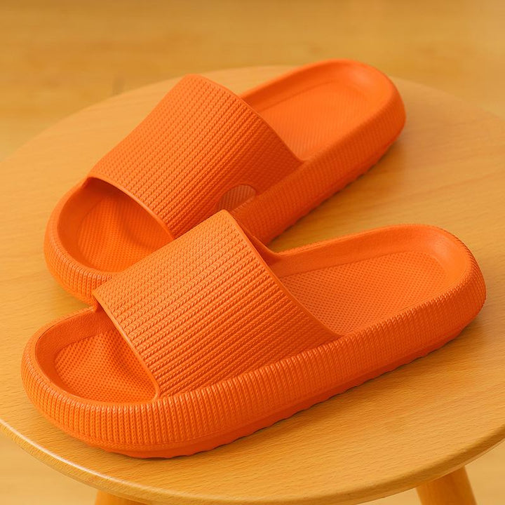 Badslipper für Damen und Herren mit dicker Sohle