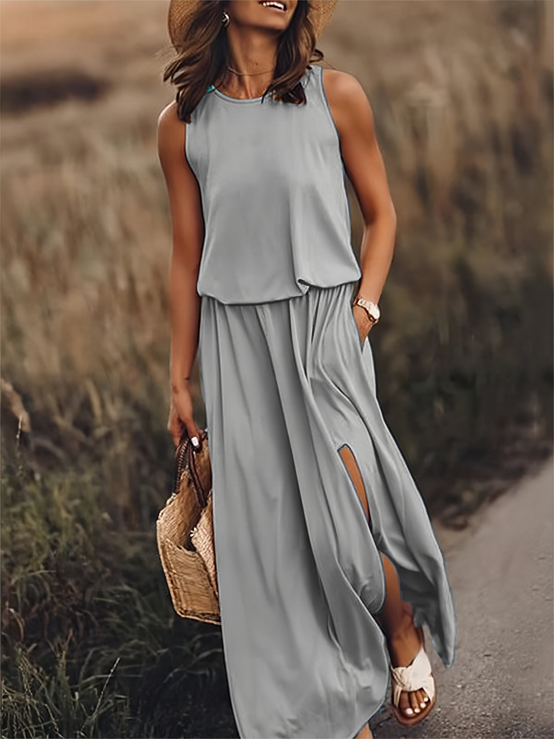 Clara – Boho-Maxikleid im stilvollen Design