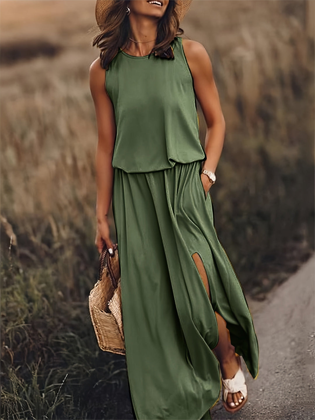 Edna - Boho-Maxikleid aus Modal im stilvollen Design