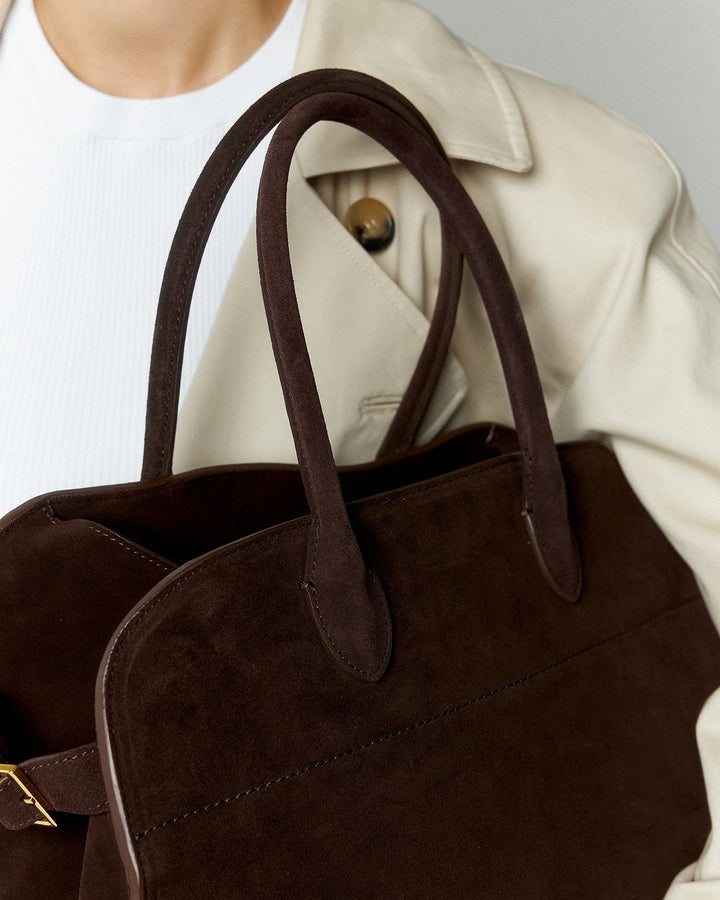 Damen Shopper Vegan Wildleder