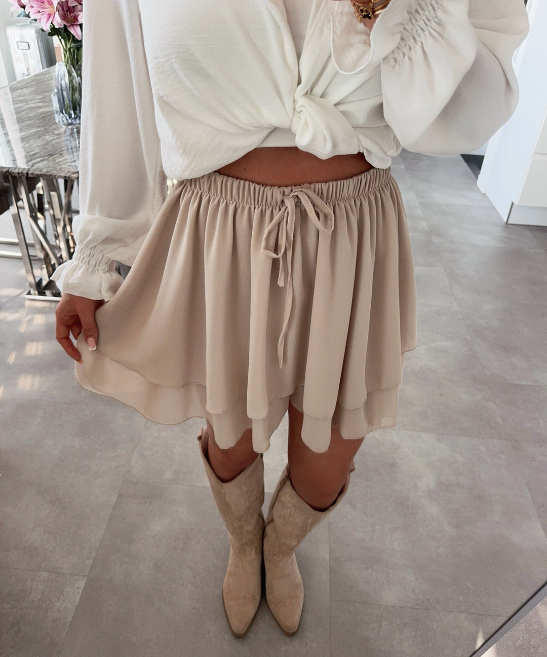 Hosenrock Parisa Uni Beige